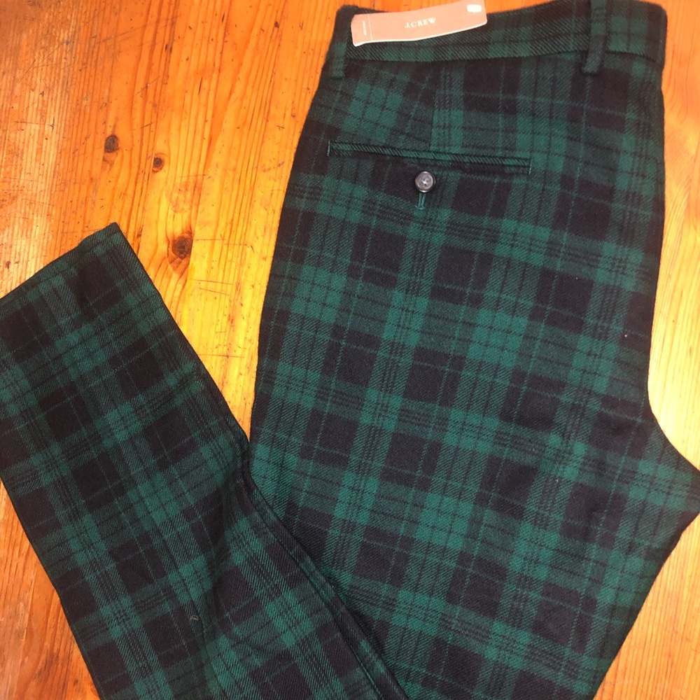 Brand New J.Crew Plaid Dress Pants.